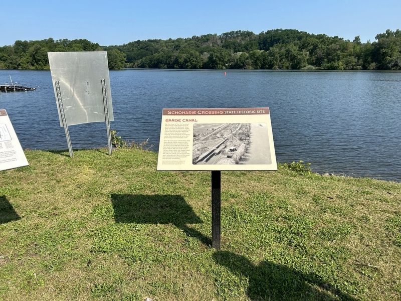 Barge Canal Marker. Click for full size. Barge Canal Marker image. Click for full size.
