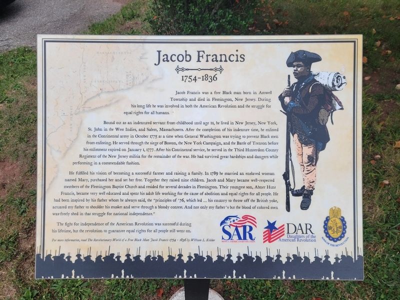 Jacob Francis Marker image. Click for full size.
