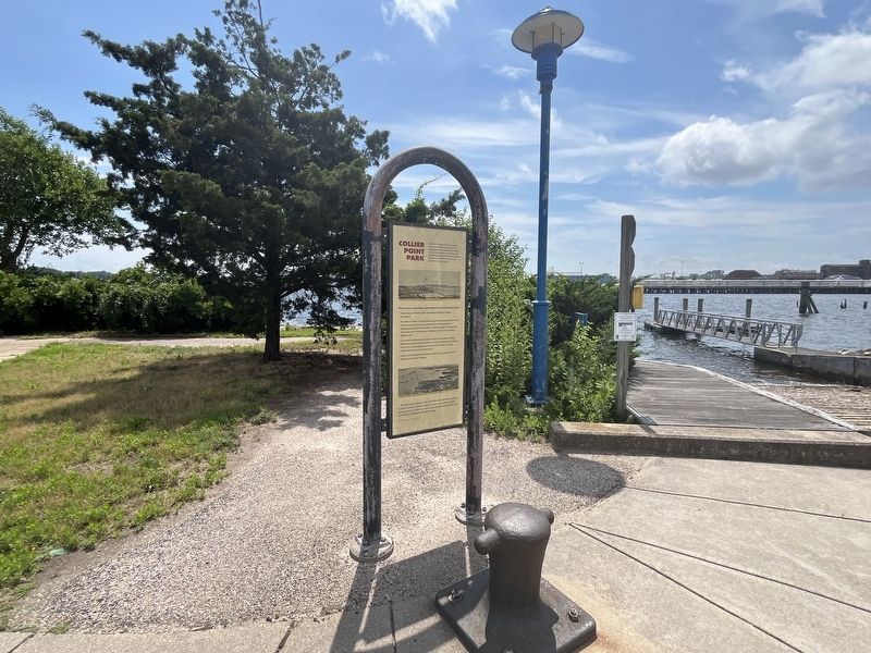 Collier Point Park / South Street Station Marker. Click for full size. Collier Point Park / South Street Station Marker image. Click for full size.