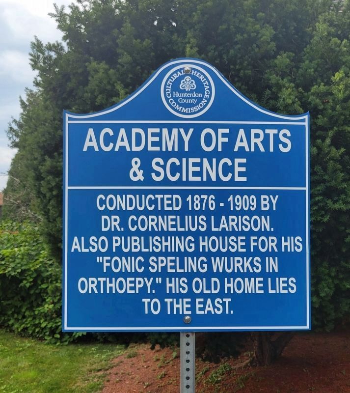 Academy of Arts & Science Marker. Click for full size. Academy of Arts & Science Marker image. Click for full size.
