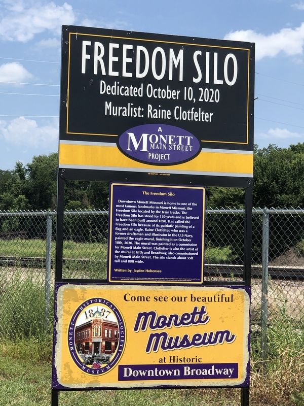 The Freedom Silo Marker. Click for full size. The Freedom Silo Marker image. Click for full size.