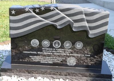 Chesapeake Veterans Monument Marker. Click for full size. Chesapeake Veterans Monument Marker image. Click for full size.