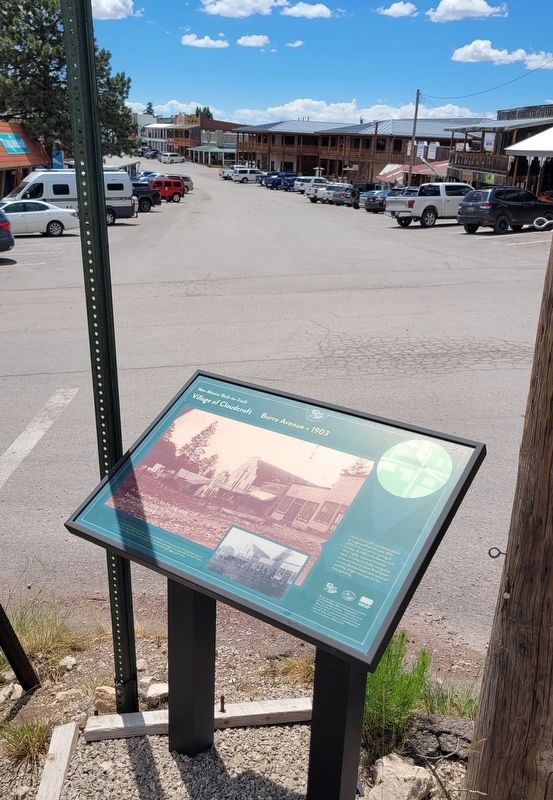 The view of Burro Avenue and the marker. Click for full size. The view of Burro Avenue and the marker image. Click for full size.