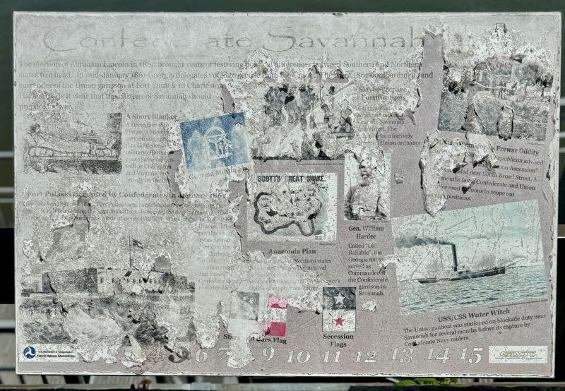 Confederate Savannah Marker, 2024 image. Click for full size.