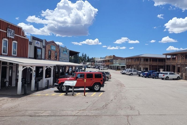 Looking west down Burro Avenue image. Click for full size.