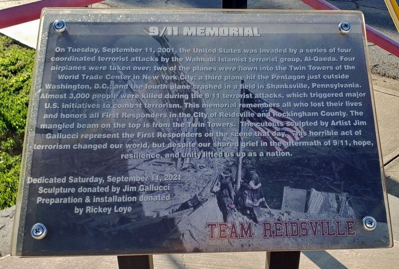 9/11 Memorial. Click for full size. 9/11 Memorial image. Click for full size.