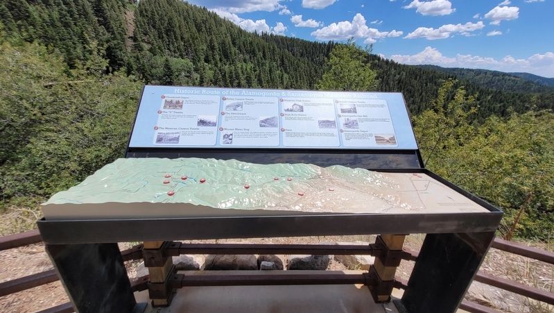 The view of the marker and map image. Click for full size.