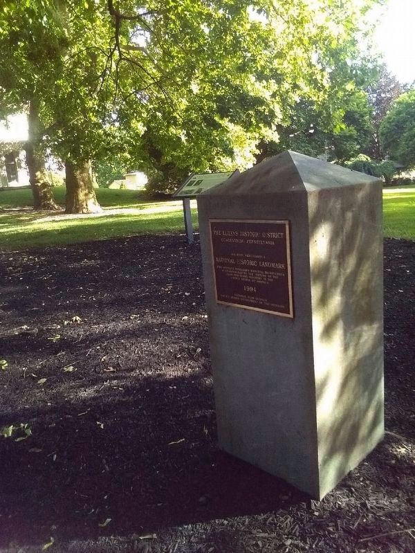 Charles Lukens Huston House Marker. Click for full size. Charles Lukens Huston House Marker image. Click for full size.