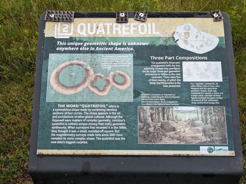 Quatrefoil Marker image. Click for full size.