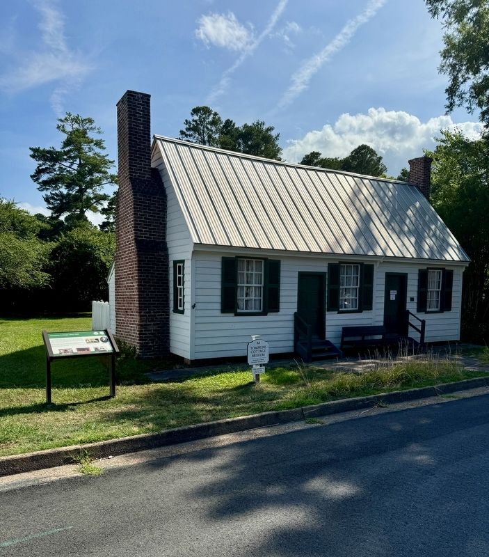 Tompkins Cottage, circa 1820 Marker. Click for full size. Tompkins Cottage, circa 1820 Marker image. Click for full size.