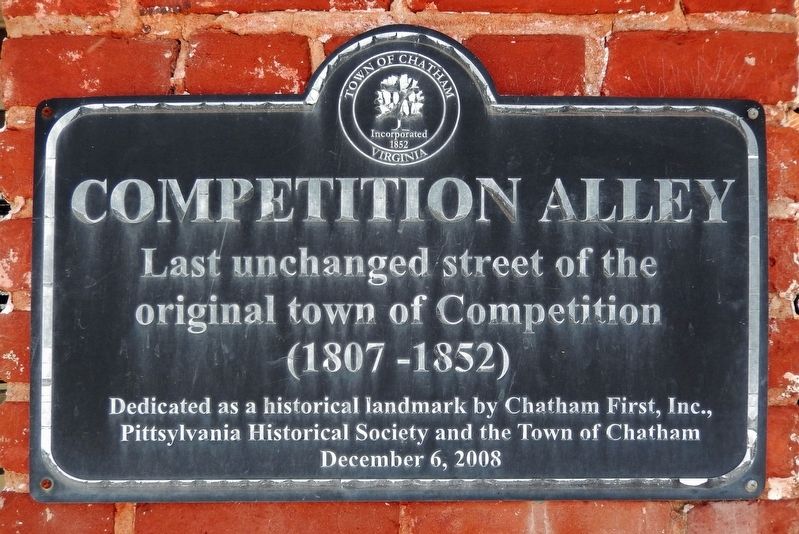 Competition Alley Marker. Click for full size. Competition Alley Marker image. Click for full size.