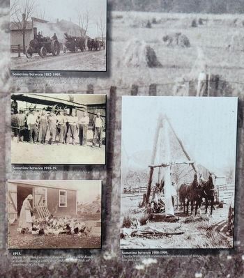 Closeup of inset photos on the Frankenmuth Agriculture Marker. Click for full size. Closeup of inset photos on the Frankenmuth Agriculture Marker image. Click for full size.