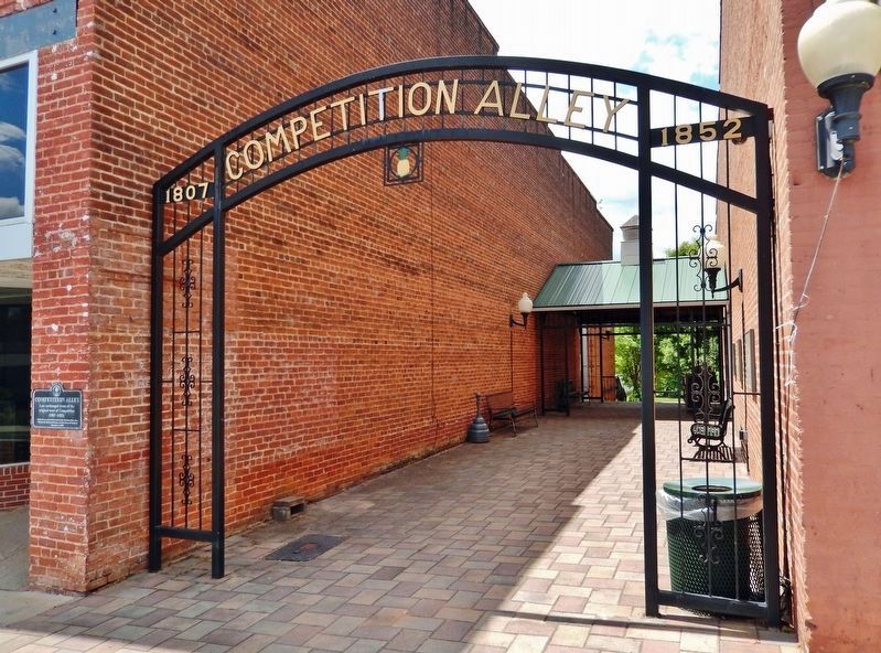 Competition Alley Gateway. Click for full size. Competition Alley Gateway image. Click for full size.