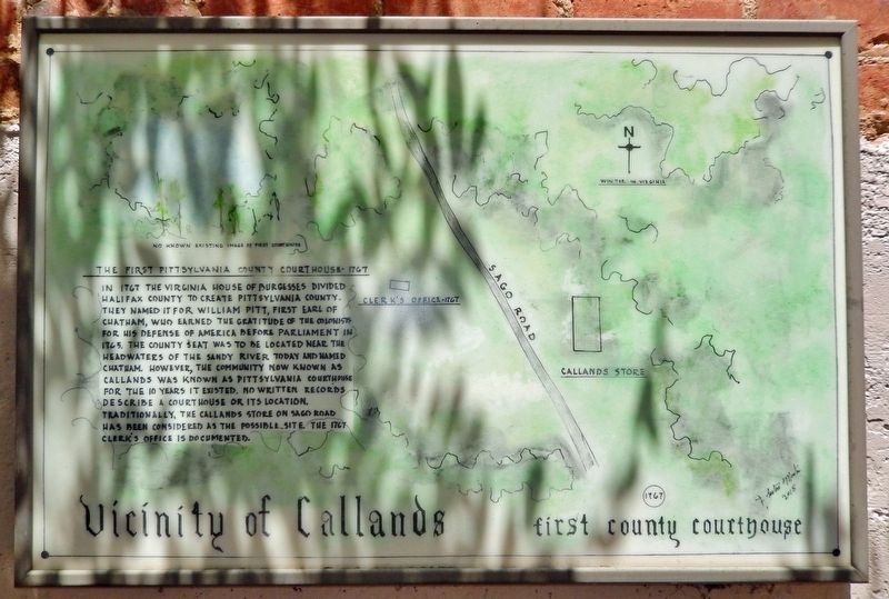 First County Courthouse Marker. Click for full size. First County Courthouse Marker image. Click for full size.