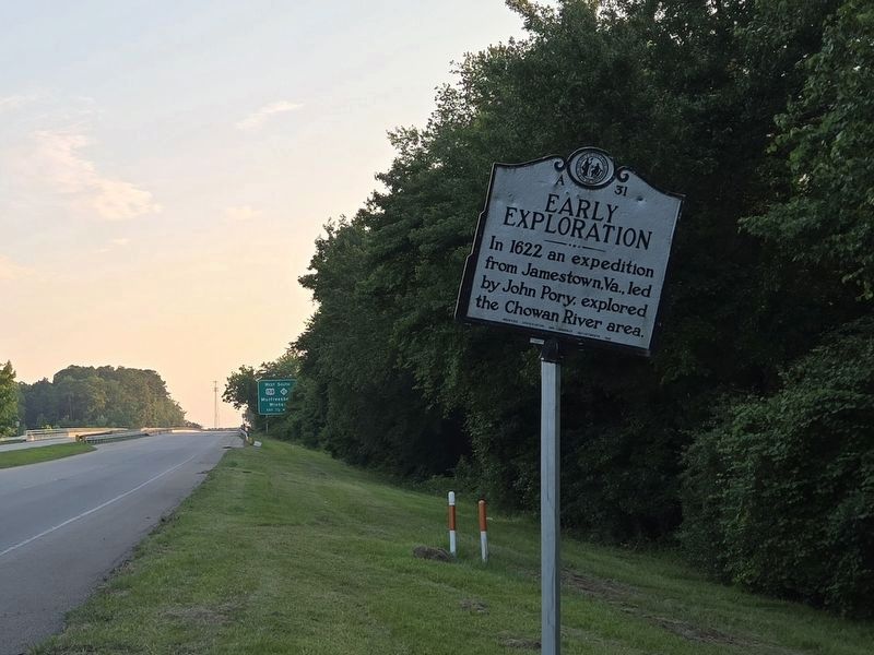 Wide view Early Exploration Marker image. Click for full size.