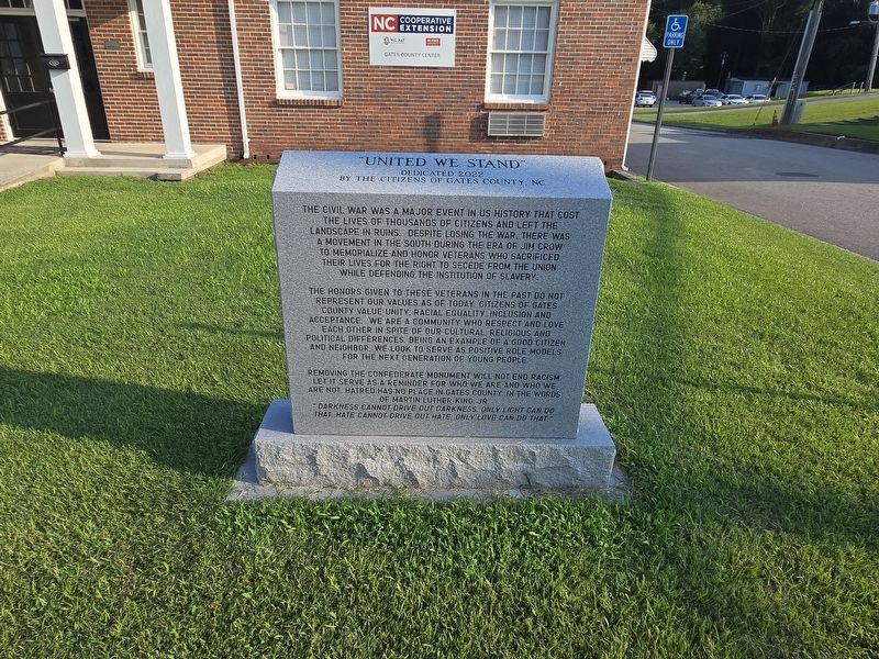 United We Stand Marker. Click for full size. United We Stand Marker image. Click for full size.