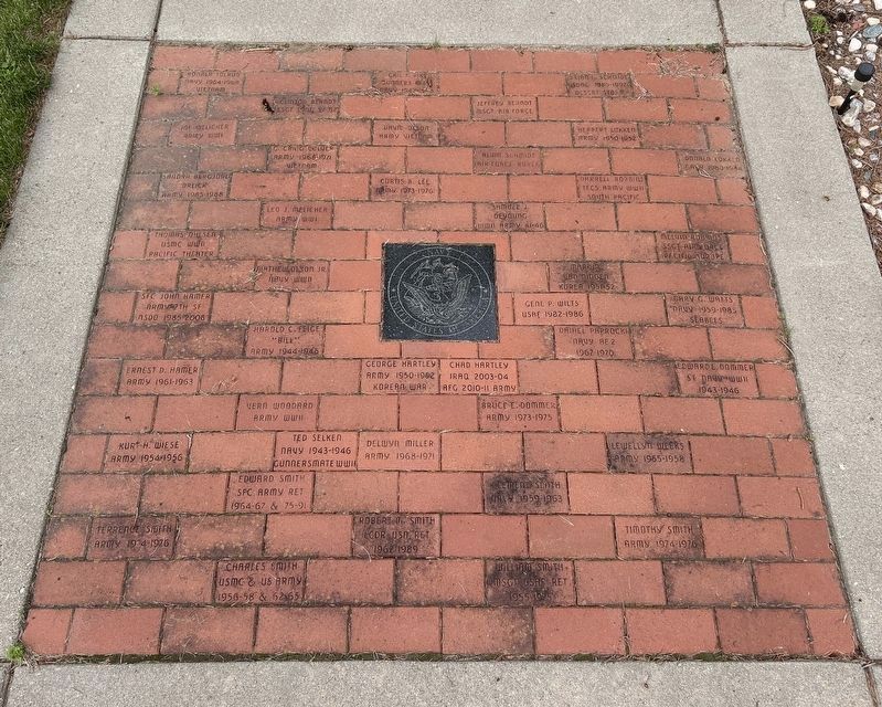 White Area Veterans Memorial Plaza Bricks, Section 2. Click for full size. White Area Veterans Memorial Plaza Bricks, Section 2 image. Click for full size.