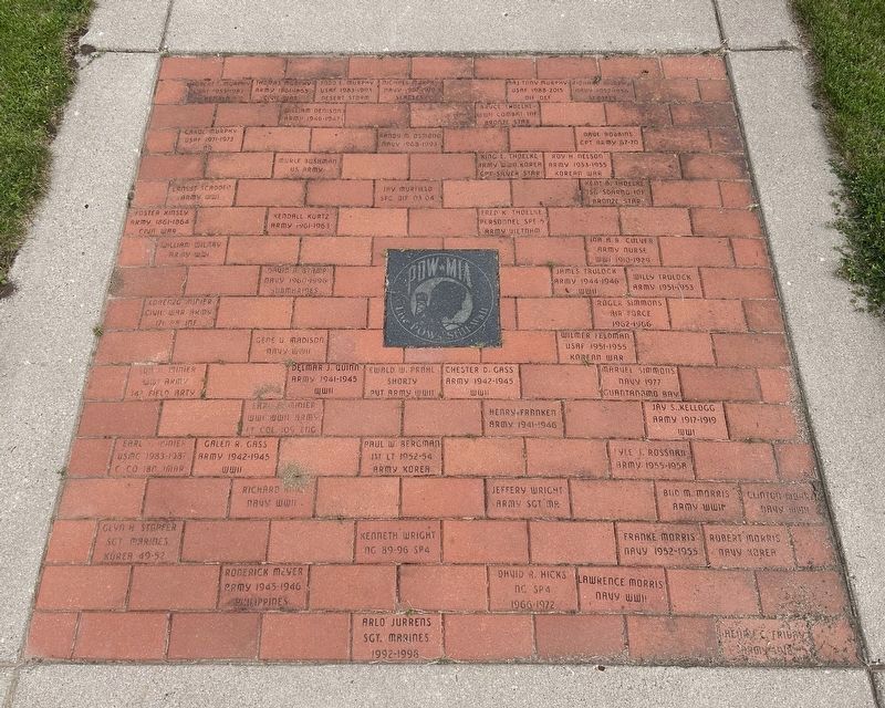 White Area Veterans Memorial Plaza Bricks, Section 7. Click for full size. White Area Veterans Memorial Plaza Bricks, Section 7 image. Click for full size.