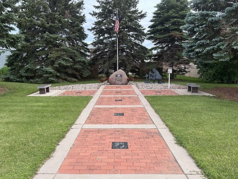 White Area Veterans Memorial. Click for full size. White Area Veterans Memorial image. Click for full size.