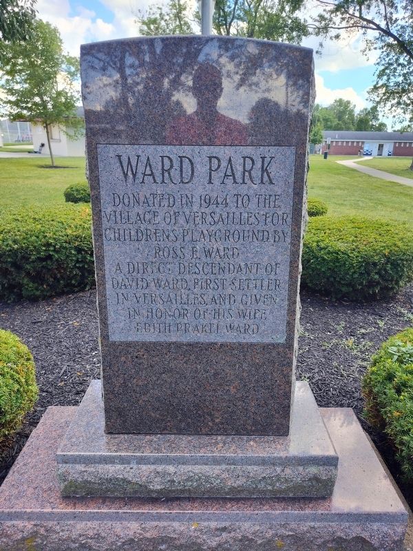 Ward Park Marker. Click for full size. Ward Park Marker image. Click for full size.