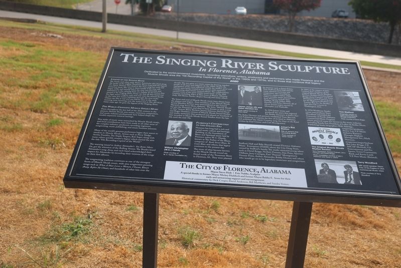 The Singing River Sculpture Marker image. Click for full size.