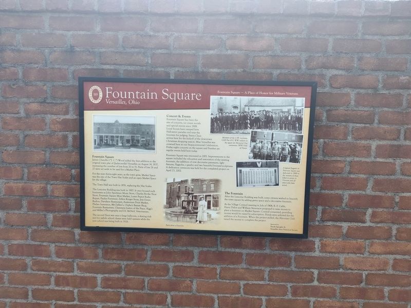 Fountain Square Marker. Click for full size. Fountain Square Marker image. Click for full size.