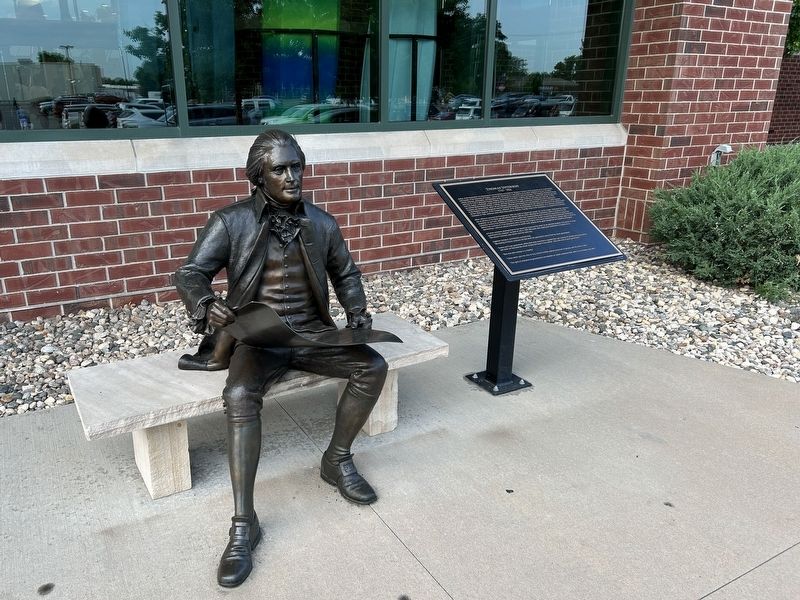 Thomas Jefferson Statue & Marker image. Click for full size.