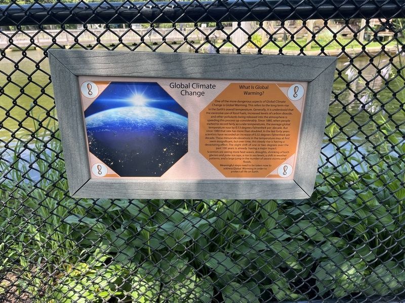 Global Climate Change Marker. Click for full size. Global Climate Change Marker image. Click for full size.