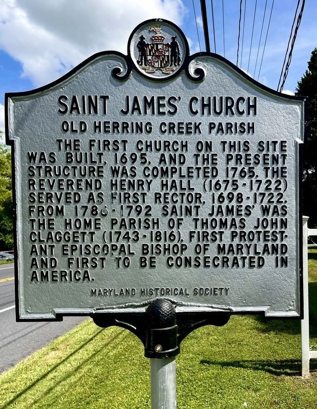 Saint James Church Marker. Click for full size. Saint James Church Marker image. Click for full size.