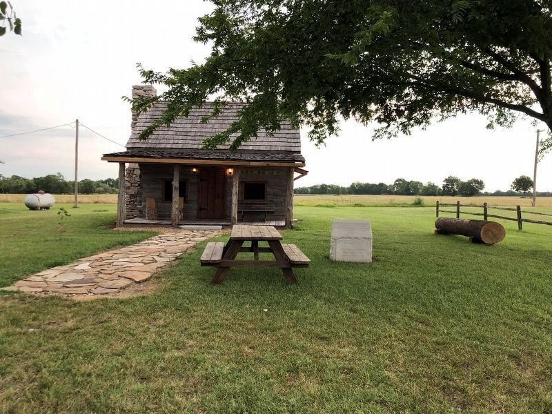 George Hornback Cabin Marker. Click for full size. George Hornback Cabin Marker image. Click for full size.