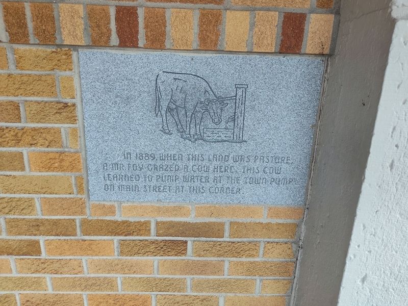 Mr. Foy's Cow Marker. Click for full size. Mr. Foy's Cow Marker image. Click for full size.