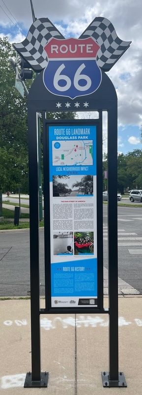 Route 66 Landmark side of marker image. Click for full size.