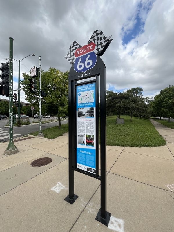 Punto de Referencia de la Ruta 66 side of marker image. Click for full size.