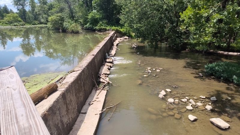 Greenville Creek Dam from the Over Look image. Click for full size.