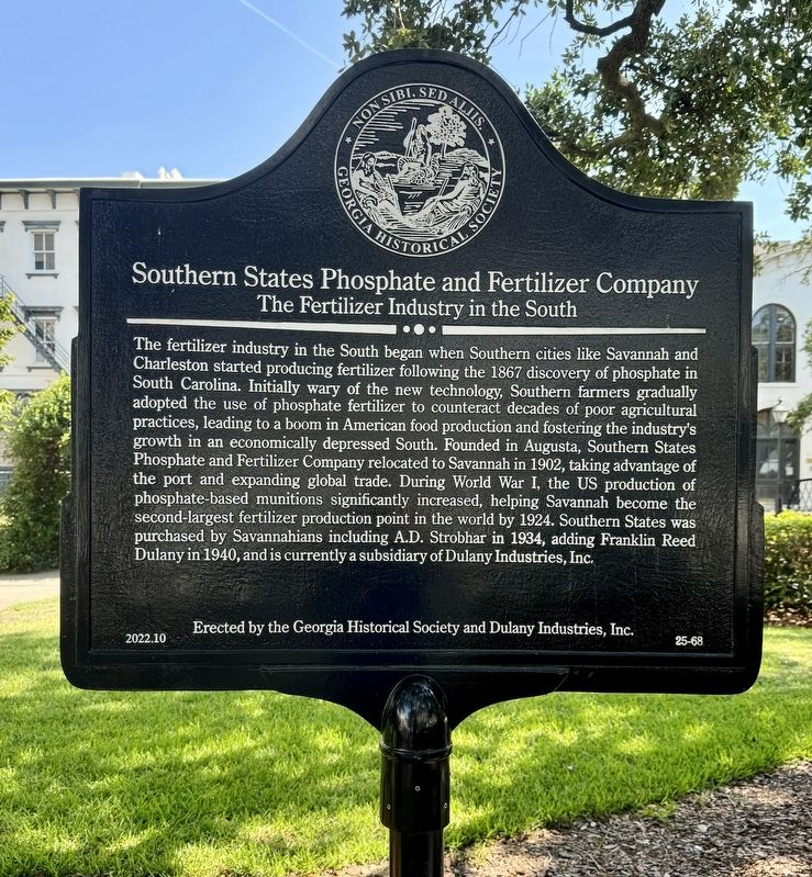Southern States Phosphate and Fertilizer Company Marker. Click for full size. Southern States Phosphate and Fertilizer Company Marker image. Click for full size.