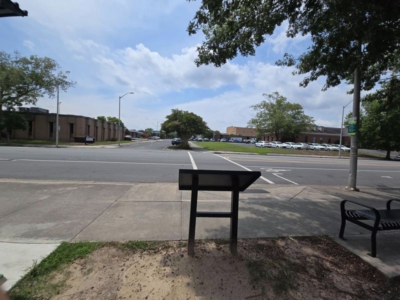 Rear view of Town Common & Urban Renewal Marker. Click for full size. Rear view of Town Common & Urban Renewal Marker image. Click for full size.