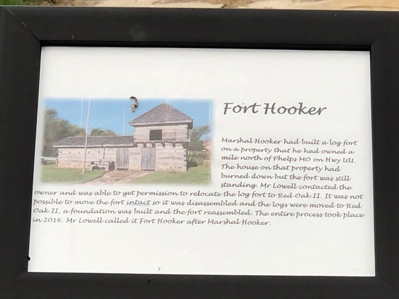 Fort Hooker Marker. Click for full size. Fort Hooker Marker image. Click for full size.