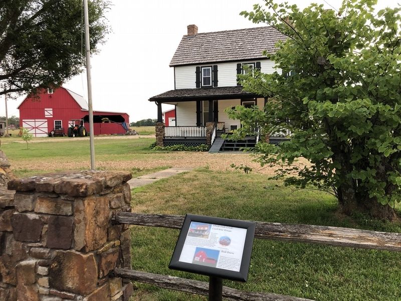 White Oak Creek Civil War House/Red Barn Marker. Click for full size. White Oak Creek Civil War House/Red Barn Marker image. Click for full size.