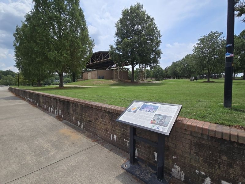 Wide view Hurricane Floyd in Greenville Marker image. Click for full size.