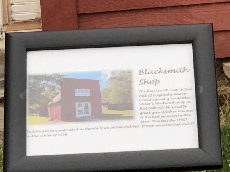 Blacksmith Shop Marker. Click for full size. Blacksmith Shop Marker image. Click for full size.