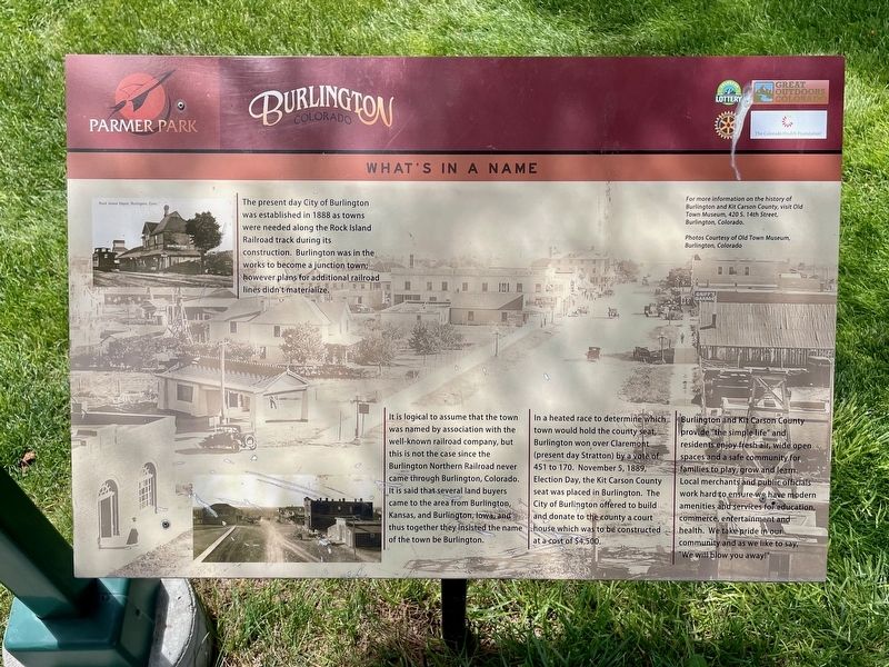 What's In a Name Marker. Click for full size. What's In a Name Marker image. Click for full size.