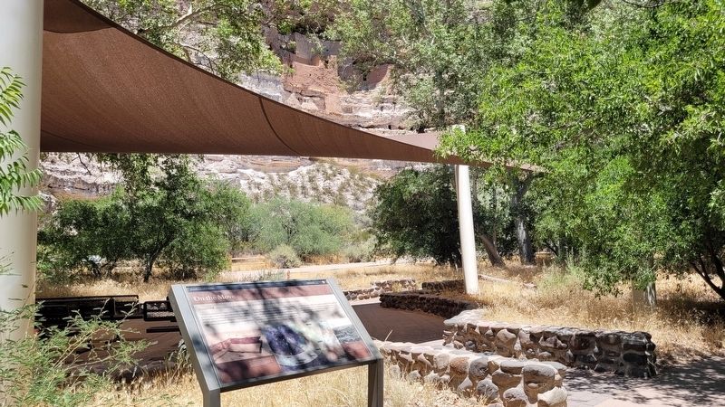 The view of Montezuma Castle behind the marker image. Click for full size.
