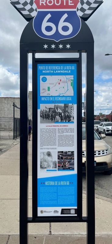 Punto de Referencia de la Ruta 66 side of marker image. Click for full size.
