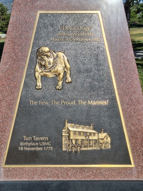 Marines Memorial (East Side) image. Click for full size.