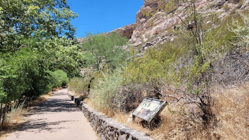 The view of the Timeless Beauty Marker along the trail. Click for full size. The view of the Timeless Beauty Marker along the trail image. Click for full size.