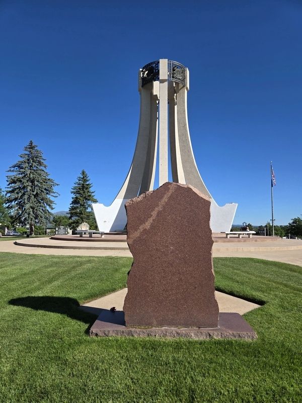 Wide view In Honor of Ft. Carson's Fallen Marker. Click for full size. Wide view In Honor of Ft. Carson's Fallen Marker image. Click for full size.