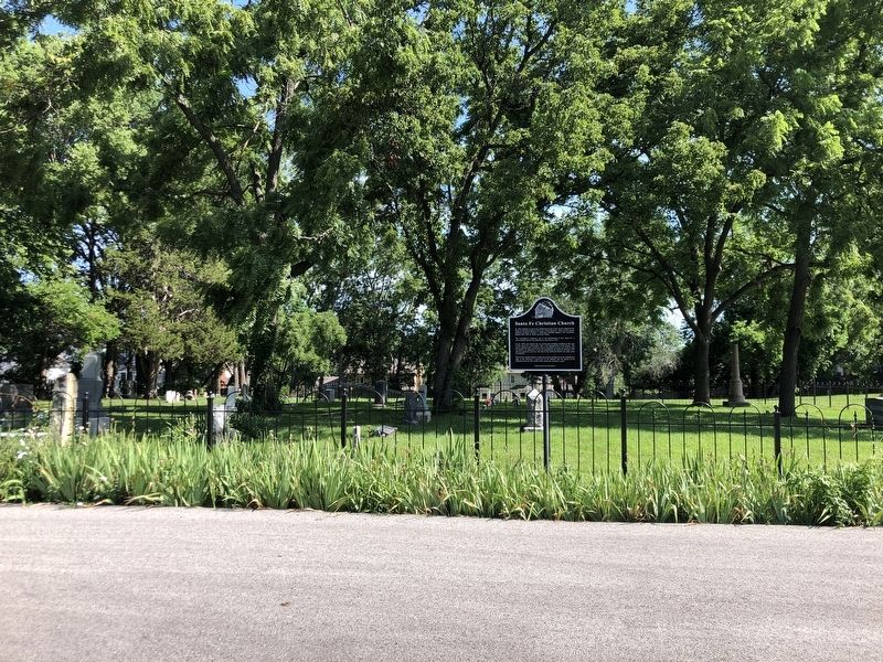 Santa Fe Christian Church Marker. Click for full size. Santa Fe Christian Church Marker image. Click for full size.