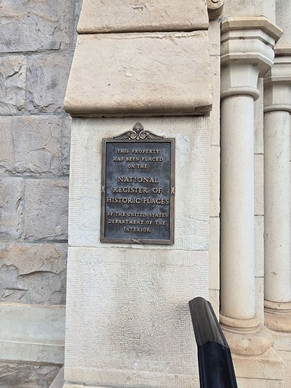 National Register of Historic Places plaque. Click for full size. National Register of Historic Places plaque image. Click for full size.