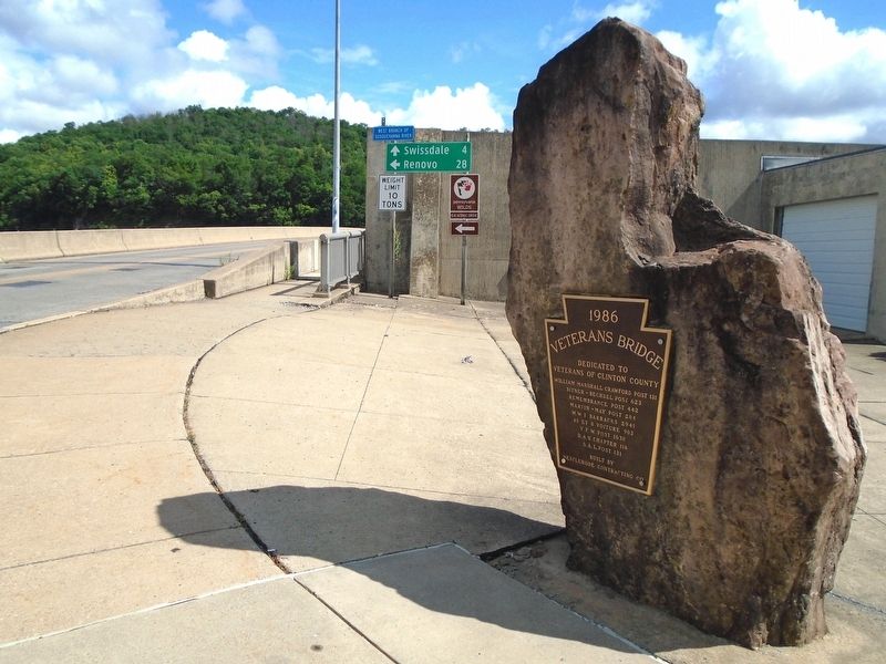 Veterans Bridge Marker image. Click for full size.