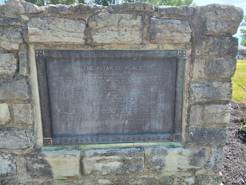 The Altar of Peace Marker. Click for full size. The Altar of Peace Marker image. Click for full size.